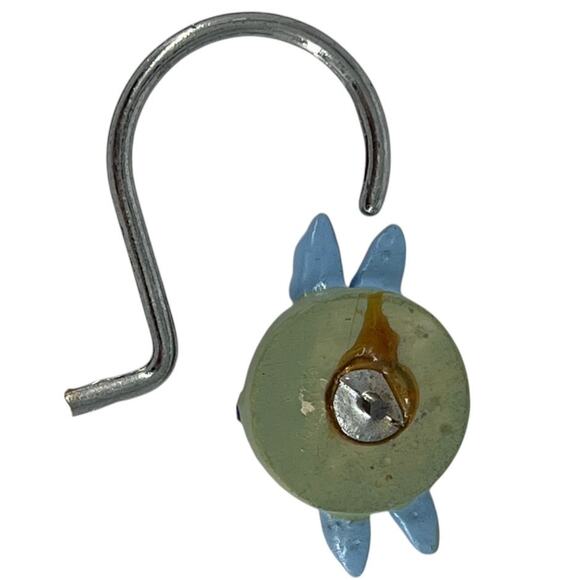 Dragonfly Accent Shower Curtain Rings Hooks Nature Inspired Bath Decor - Picture 6 of 11